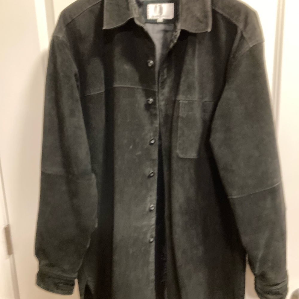Men's Black Suede Jacket